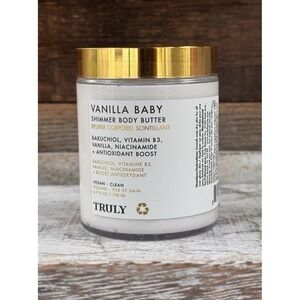 Truly Vanilla Baby Shimmer‎ Body Butter 6.7 oz – Hydrating Glow | MSRP = $36
